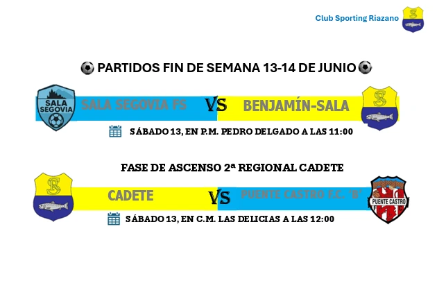 Calendario de partidos Sporting Riazano